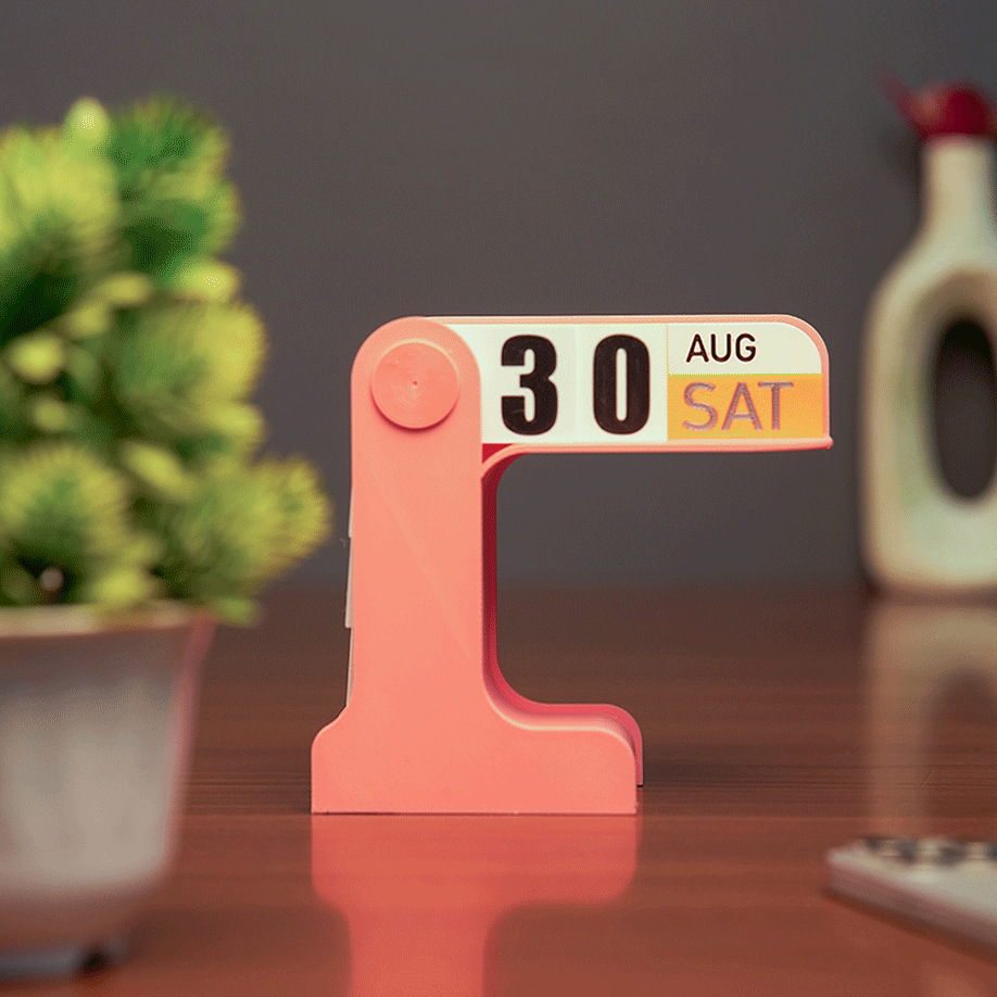 Zodesk “FlipDate” Retro Perpetual Desk Calendar