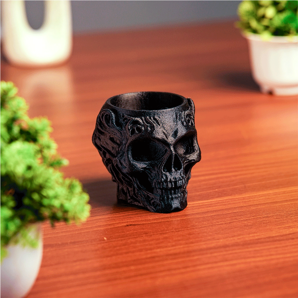 Zodesk “Obsidian Skull” Holder